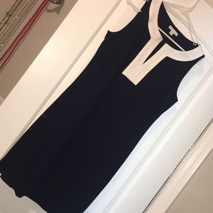 New York & Company Size M Navy/White dress NWOT